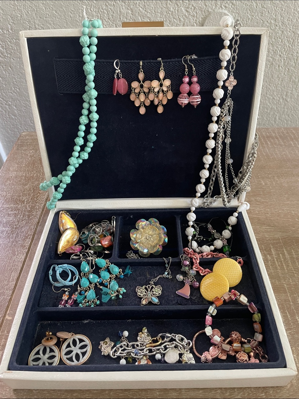 Vintage to Modern Jewelry Lot- Y2K, Whimsical Colorful Theme
Box not included